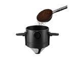 Filtro Per Caffè Pour Over, Filtro Per Caffè Riutilizzabile In Acciaio Inox 304, Gocciolatore Di Caffè Portatile Senza Carta Con Manici Per Il Viaggio
