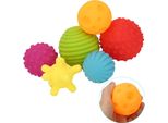 6 Pezzi/Lotto Set Di Palline Colorate Per Il Bagnetto Giocattolo Sensoriale Tattile