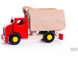 Camion Giocattolo "Tipper Rosso"" Autocarro In Legno Giocattolo In Legno Per Bambini"