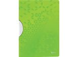 Leitz Raccoglitore A Clip Wow Colourclip Din A4 Pp Verde-Metallico