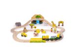 Bigjigs Rail Binario Del Treno Safari In Legno