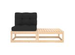 Syfax™ Set Divani Da Giardino 2 Pz Con Cuscini Legno Massello Pino