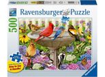 Puzzle Ravensburger Xxl Al Bagno Degli Uccelli 500 Pezzi