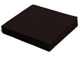 Tovaglioli Da Festa Neri - 33 X 33 Cm - 50 Pz