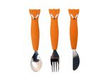 Set Da Mangiare In Silicone Trixie - Mr. Fox, 3 Pz.