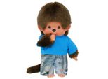 Ragazzo In Jeans Con Maglietta | 20 Cm | Bambola Monchhichi | Moda