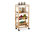 Relaxdays Carrello Niche 4 Livelli