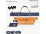 Ubergames - Gioco Del Golf A Scala - Palline Da Golf Morbide - Nero/Bianco - Legno Duro - Con Borsa