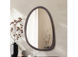 Wisfor Specchio Da Parete Vintage Specchio Rettangolare Grande Specchio Decorativo Da Appendere Con Cornice In Legno Massiccio Specchio Da Corridoio 50 X 70 Cm