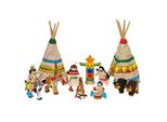 Goki 51911 Bambole Pieghevoli Campo Indiano, Multicolore (1 Set)