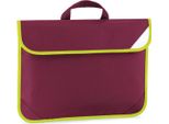 Quadra QD452 | Cartella Portadocumenti/Borsa Enhanced-Viz | 38 X 28 Cm - Colore: Borgogna - Dimensioni: 38 X 28 Cm