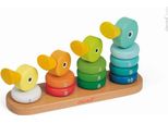 Janod Gioco Di Impilamento Anatra Famiglia Giocattolo Educativo Gioco Legno Bambini