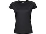 Tee Jays 7021 | Maglietta Sportiva Cool-Dry Da Donna - Colore: Nero - Taglia: S