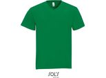 Sols 11150 | Maglietta A Maniche Corte Victory Con Scollo A V Da Uomo - Colore: Verde Kelly - Taglia: Xl