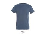 Sols 11500 | Imperial Maglietta Da Uomo Unisex - Colore: Denim - Taglia: 4XL