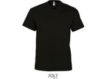 Sols 11150 | Maglietta A Maniche Corte Victory Con Scollo A V Da Uomo - Colore: Nero Profondo - Taglia: 3XL