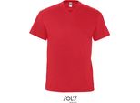 Sols 11150 | Maglietta A Maniche Corte Victory Con Scollo A V Da Uomo - Colore: Rosso - Taglia: 3XL