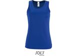 Sols 02117 | Canotta Sportiva Da Donna - Colore: Blu Reale - Taglia: Xxl