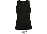 Sols 02117 | Canotta Sportiva Da Donna - Colore: Nero - Taglia: Xs