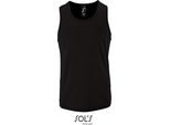Sols 02073 | Canotta Sportiva Da Uomo - Colore: Nero - Taglia: M