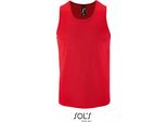 Sols 02073 | Canotta Sportiva Da Uomo - Colore: Rosso - Taglia: Xxl