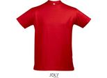 Sols 11500 | Imperial Maglietta Da Uomo Unisex - Colore: Rosso - Taglia: 4XL