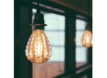Led Vintage Lampadina E27 4W Retro Edison Lampadina Strutturato ⌀80Mm Decorativo Bianco Caldo D'oro Lampade Antiche In Casa Bar Caffè, Non Dimmerabile
