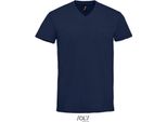 Sols 02940 | Maglietta Da Uomo Imperial Con Scollo A V - 190 Jersey - Colore: French Navy - Taglia: M