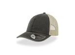 Atlantis Case | Case Cap - 8 Cuciture Sulla Visiera - Colore: Nero/Stone - Taglia: Unica