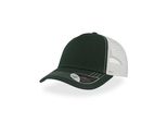 Atlantis Rcan | Rapper Canvas Cap, 5-Panel-Mesh-Cap - Colore: Bottle Green/White - Taglia: Unica
