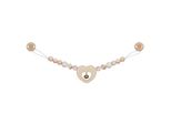 Goki Collana Trolley In Legno Cuore Con Clip
