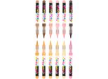 Karin Pigment Decobrush Collection 12 Pezzi 2,4 Ml Pennelli Set Pittura Disegno Colori Nudi