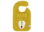 Bavaglino Trixie Baby Mr Lion - Cotone Organico - Regolabile - Giallo