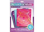 Ooly Scratch Art Set - Animali Geometrici Giocattolo Creativo