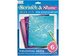 Ooly Scratch Art Craft Set - Cieli Celesti - Giocattolo Creativo