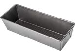 Teglia Rettangolare Kadax Con Rivestimento Antiaderente "Nolas"", Teglia Per Pane In Acciaio, Per Torte, Argento, 35 Cm"
