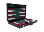 Set Backgammon Longfield 11" Verde/Rosso/Bianco - In Valigetta"