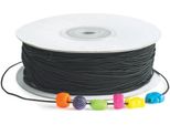 Colorations - Cordone Elastico Nero Per Perline, 91 Mtr.