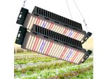 2 Pezzi Lampada A Led Per Piante A Spettro Completo Di Luce Solare, 50W Ha Portato La Lampada Di Crescita 312Leds, Lampada Di Crescita Della Luce Della Pianta Per La Pianta D'appartamento Serra Fiore Vegetale