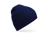 Beechfield B51N | Berretto A Maglia Fine In Cotonelogico - Colore: Oxford Navy - Taglia: Unica