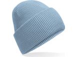 Beechfield B385R | Classic Engineered Deep Cuffed Beanie - Farbe: Dusty Blue - GrößE: Taglia Unica