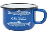 Tazza Smaltata Blu Sardina 9,5X6 - Batela