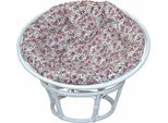Rattanstuhl Home Affaire, Rosa (Weiß, Rose), Ø100Cm, StüHle, Rattanstuhl, Aus Handgeflochtenem Rattan