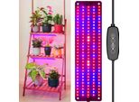 Lampada A Led Per Piante A Spettro Completo, Lampada Di Crescita A Led 150, Lampada Di Crescita Per Piante Scaffale Indoor Piante Serra (1 Pannello Luminoso, Rosso, Blu, Bianco Caldo)
