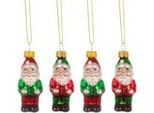 Mini Gingillo Di Natale A Forma Di Gnomo (Set4) - Sass & Belle