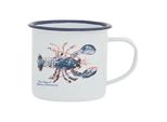 Tazza Smaltata Aragosta Bianca 8X8 - Batela