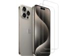 Protezione Dello Schermo Corazzata 2-Pack Protezione Dello Schermo In Vetro Temperato Per Apple Iphone 15 Pro Max Si Adatta