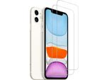 Pellicola Protettiva 2X Per Apple Iphone 11 In Vetro Temperato 9H Con Kit Di Pulizia