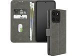 Avizar, Custodia In Ecopelle Con Funzione Di Supporto Honor 200 Smart, Grigio