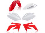 Kit Carene 6 Pezzi Acerbis Modello 2009 Rosso/Bianco Per Honda Crf 250 R